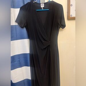 Anne Klein Black Midi Dress